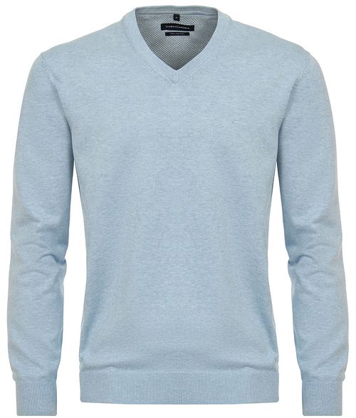 Sweter CASAMODA z dekoltem w serek, jasnoniebieski Product