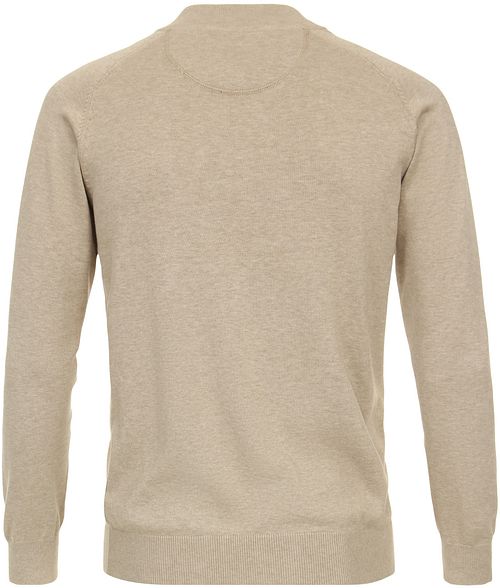 Casa Moda Cardigan Zippé Beige Product / Achterkant