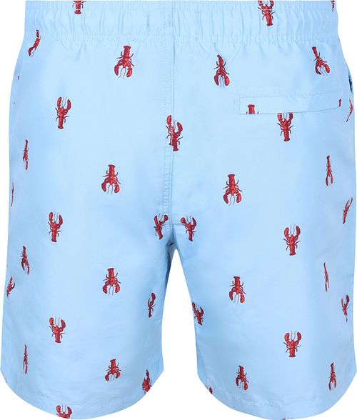 Shiwi Short de Bain Mike Blue Harbor Lobster Model / Achterkant