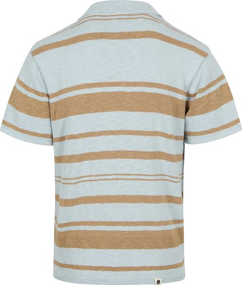 Anerkjendt Sofus T-shirt Ljusblå Randig Product / Achterkant