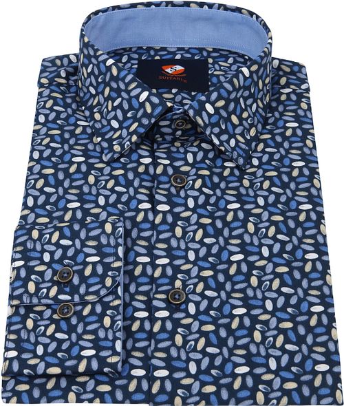 Suitable Overhemd Pillen Navy Product / Detail
