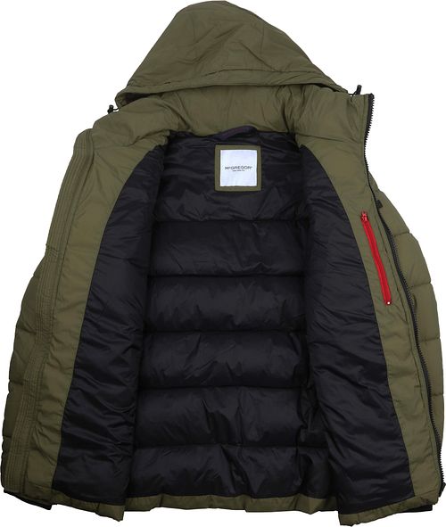 McGregor Veste Hooded Puffer Vert Product / Detail