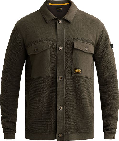 PME Legend Gilet Mixed Textures Beluga Vert
