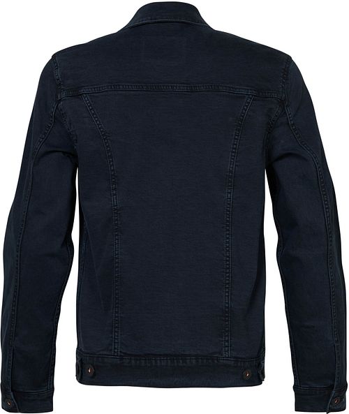 Petrol Denim Jakke i Navy Product / Achterkant
