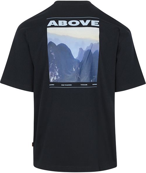 BOSS T-shirt Te Move Mörkblå Product / Achterkant