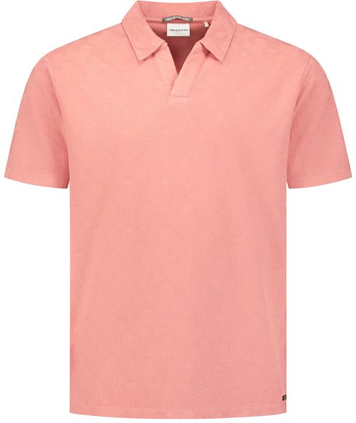 Koszulka polo No Excess z żakardu Riva Coral Product