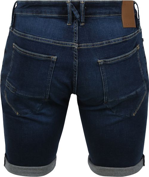 No Excess Denim Short Donkerblauw Product / Achterkant