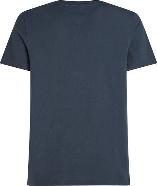 Tommy Hilfiger T-skjorte Logo Militærblå Product / Achterkant