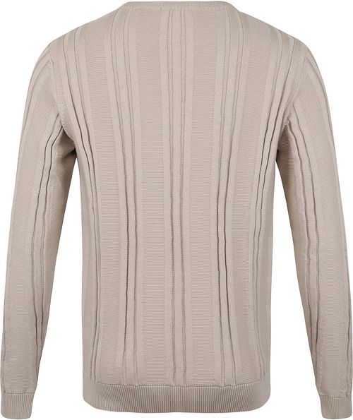 Maglione KnowledgeCotton Apparel grigio chiaro Product / Achterkant