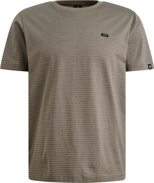 T-shirt Vanguard a righe taupe Product