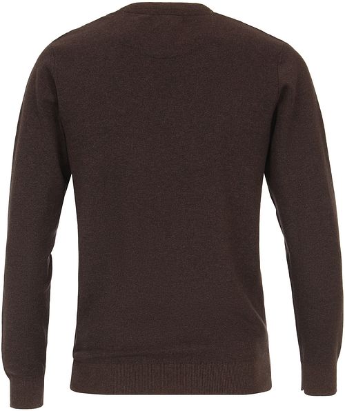 Casa Moda Pullover O-Hals Melange Geel Product / Achterkant