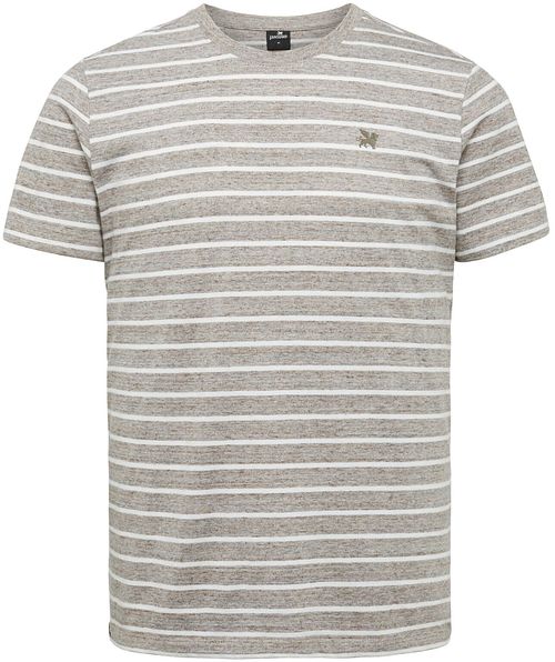 Vanguard T-Shirt w paski brązowy Product