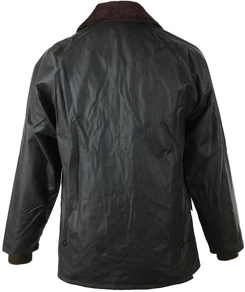 Barbour Bedale Wachsjacke Dunkelgrün Product / Achterkant