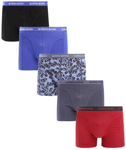 Björn Borg Boxershorts Bomuld Stræk 5-Pakke Multicolour Product
