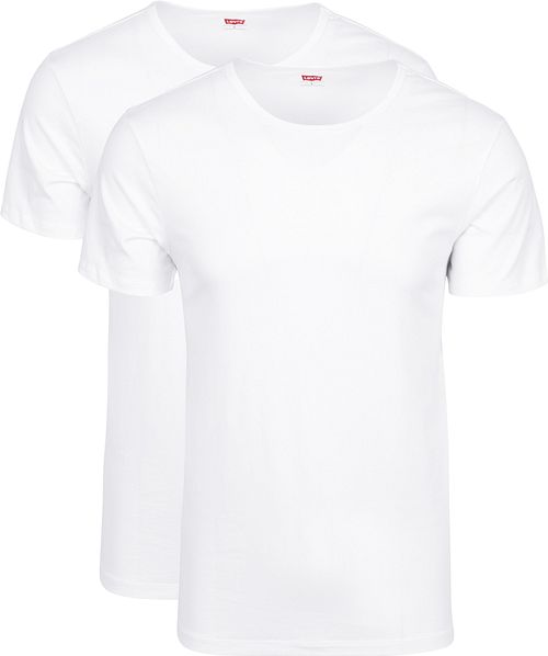 Levi's T-shirt Runda Halsen Vit 2Pack Product