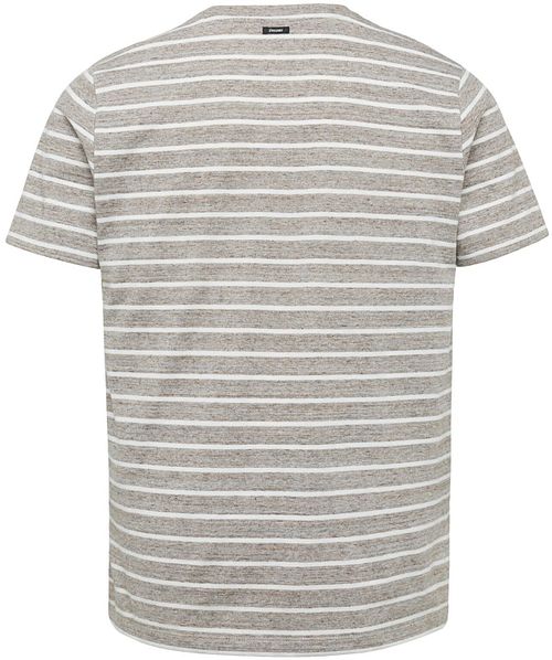 Vanguard T-Shirt Strepen Bruin Product / Achterkant