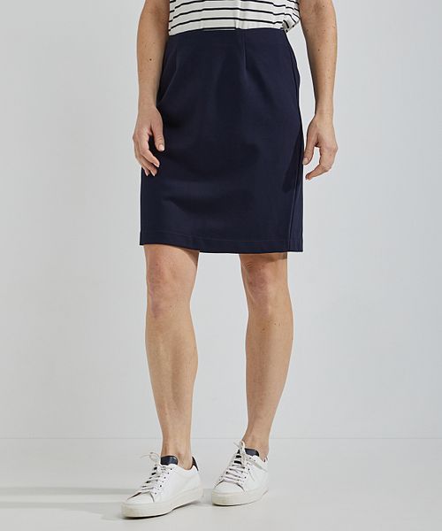 Steppin' Out Skirt Milano Navy Model / Voorkant