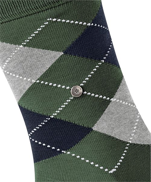 Burlington Chaussettes Manchester Carreaux Vert 7982 Product