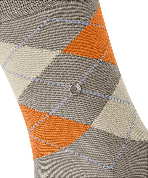 Burlington Manchester Sok Ruten grå 4180 Product / Detail