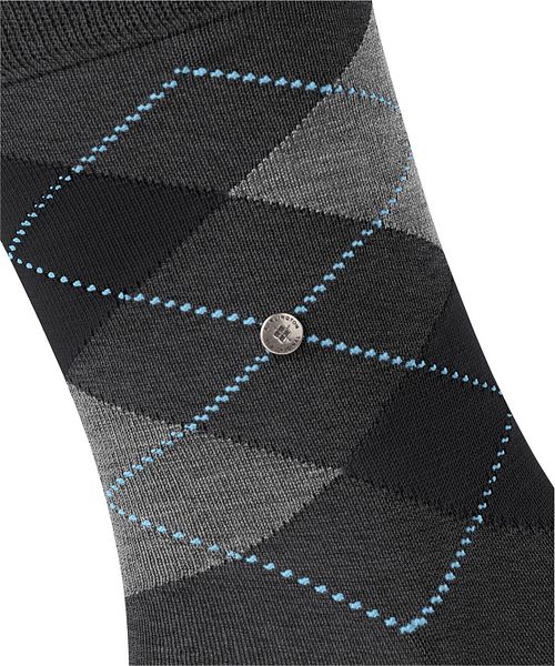 Burlington Manchester Strumpor Rutiga Antracit 3095 Product / Detail