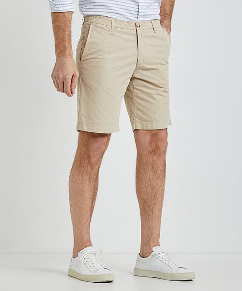 McGregor Poplin Shorts Beige Model / Voorkant