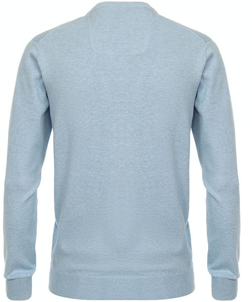 Sweter CASAMODA z dekoltem w serek, jasnoniebieski Product / Achterkant