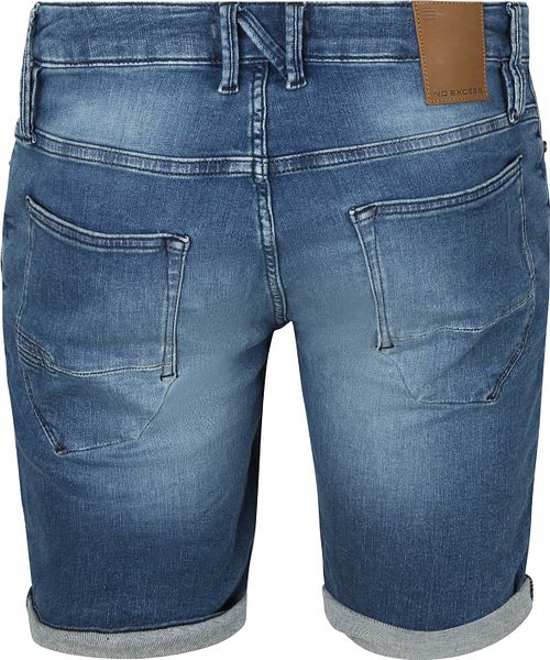 No Excess Shorts Denim Stretch Stone Product / Achterkant