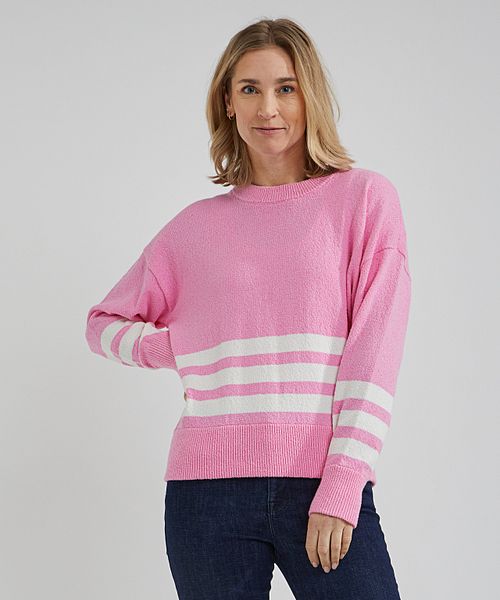 Steppin' Out Pullover Women Verona Pink Model / Voorkant