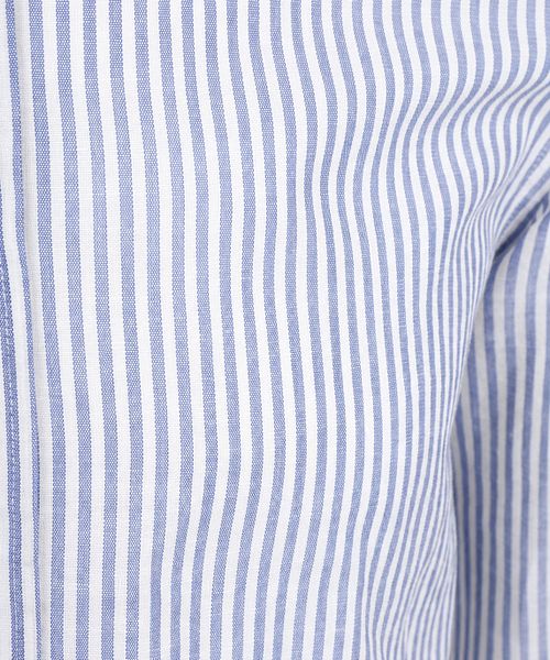 Koszula Steppin' Out z lnu i bawełny w paski w kolorze niebieskim Product / Detail