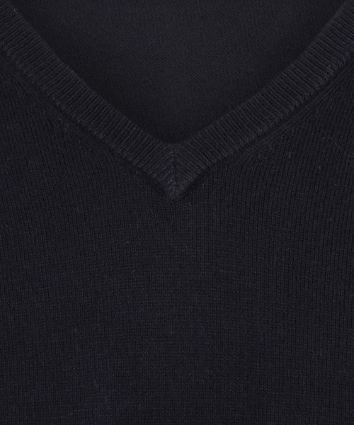 Steppin' Out Trui Cotton Cashmere V-hals Navy Product / Detail