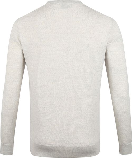 Sweter Scotch and Soda z wełny w kolorze szarym Product / Achterkant