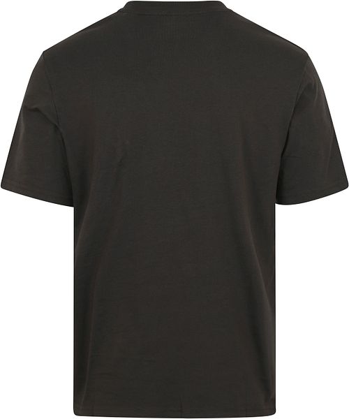 T-Shirt con logo de Marc O'Polo en antracita Product / Achterkant