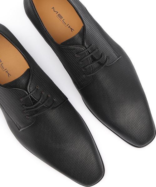 Melik Shoe Derby Wannio Noir Product / Detail