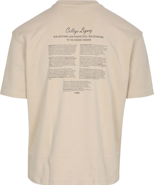 No-Excess Crewneck Med Grafisk Trykk På Ryggen Product / Achterkant