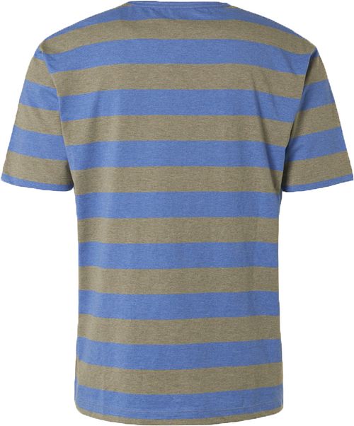 No Excess T-shirt Striber Blå Grøn Product / Achterkant