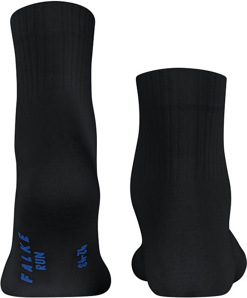 Falke Run Rib Zwart Product / Achterkant