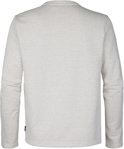Petrol Tröja Bluewave Stripe Ecru Product / Achterkant