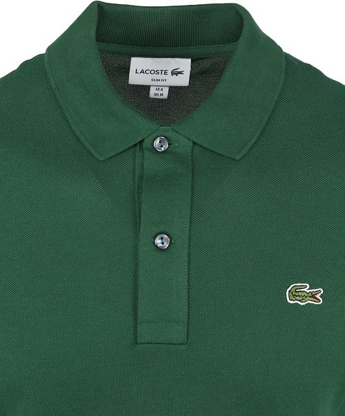 Lacoste poloshirt i piqué i grøn Product / Detail