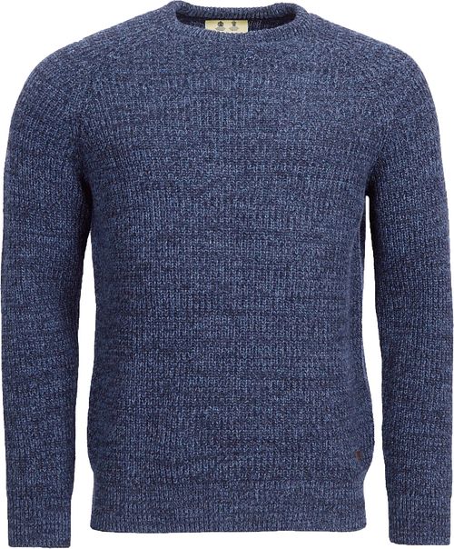 Barbour sweter z jagnięcej wełny, dzianinowy, granatowy Product