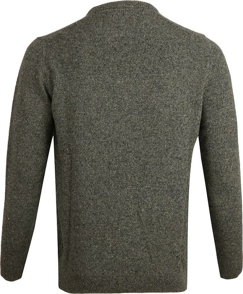 Barbour Tisbury Trui Donkergroen Product / Achterkant