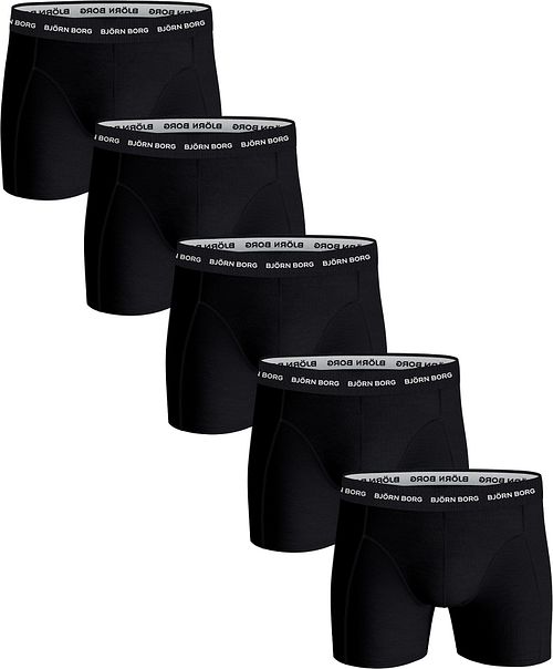 Bjorn Borg bóxers de algodón elástico pack de 5 negro Product