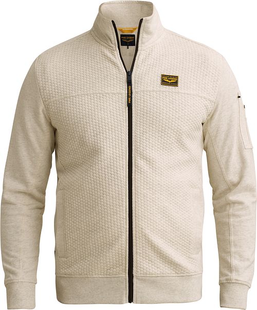 PME Legend Cardigan Interlock Bone White Melee