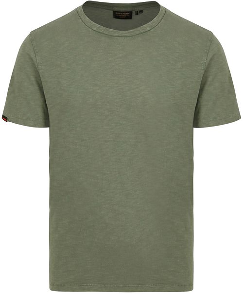 Superdry T-Shirt Slub Melange verde oliva Product
