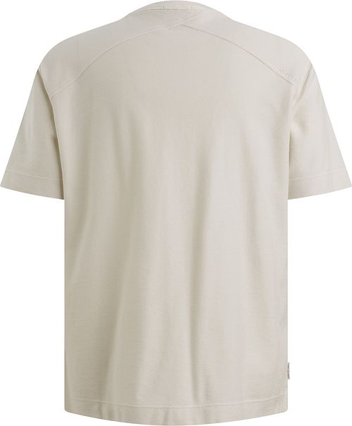 T-shirt Cast Iron z nadrukiem w kolorze ecru Product / Achterkant