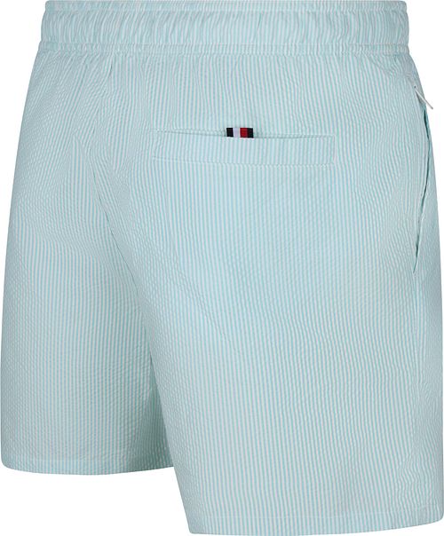 Tommy Hilfiger Swimshorts Drawstring Seersucker Aqua