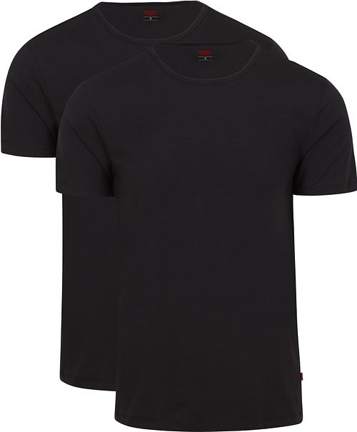 Levi's T-shirt Rund Hals Sort (2-pak) Product