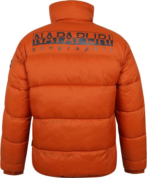 Napapijri Jakke Suomi Orange Product / Achterkant