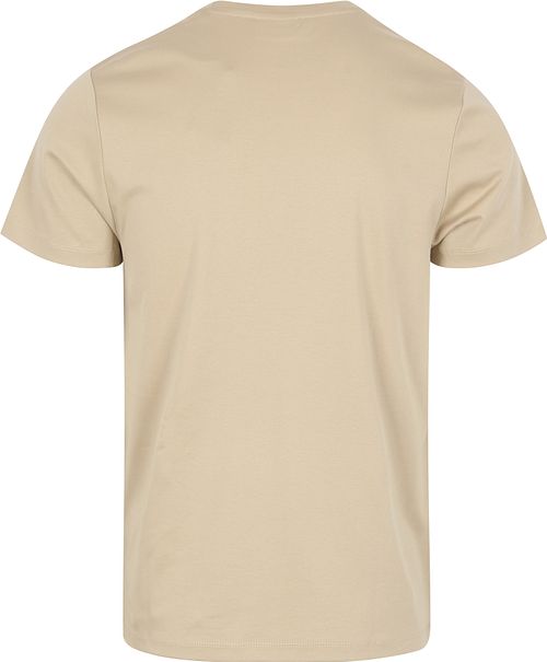 Suitable T-shirt Sonny Lomme Beige Product / Achterkant