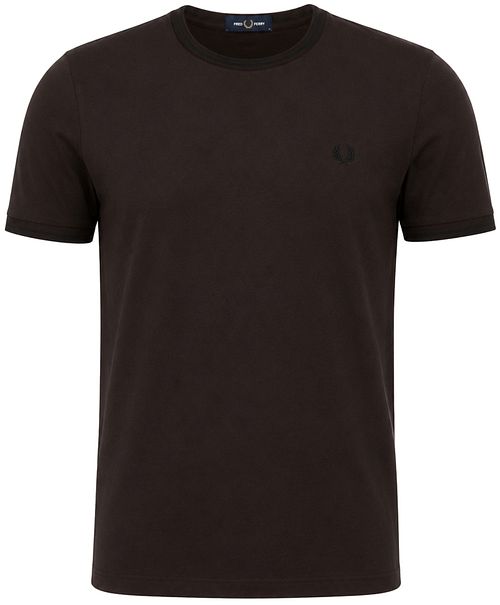 T-shirt Fred Perry Twin Tipped w kolorze brązowym 86C Product