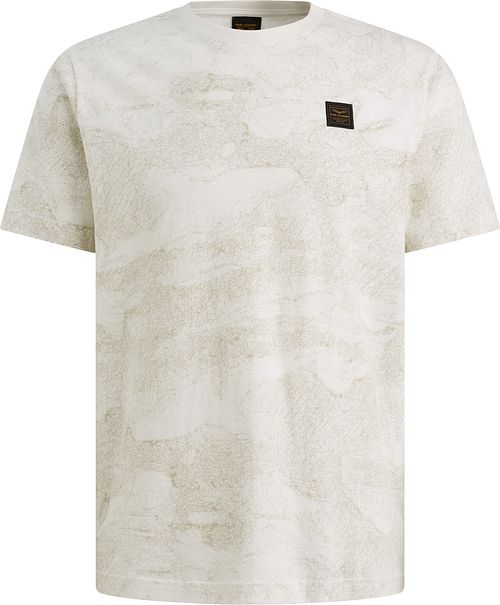 T-shirt PME Legend z nadrukiem all-over w kolorze złamanej bieli Product